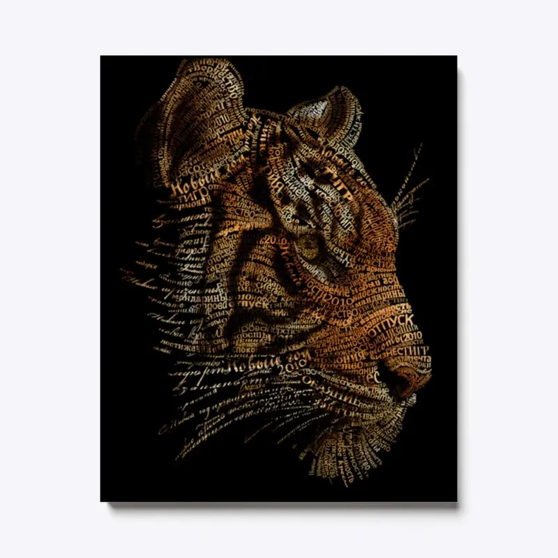 True Face Of Lion canvas painting