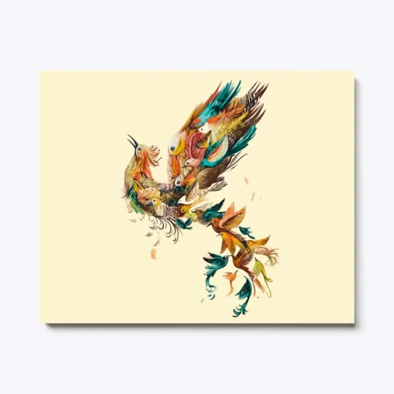 Phoenix canvas painting